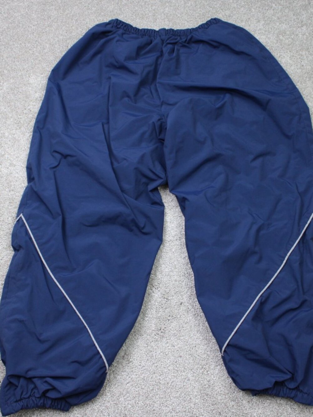 JWOD Skilcraft Pants Men Large Blue Army Physical Fitness Windbreaker Mesh Lined
